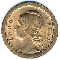 (№1930km3) Монета Кабо-Верде 1930 год 20 Centavos